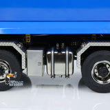 Metal 1/14 Hydraulic RC Dump Truck 8x8 Full Tipper Differential Lock Axles 3Speed Gearbox Wheel Hub Reduction Flysky Radio Control