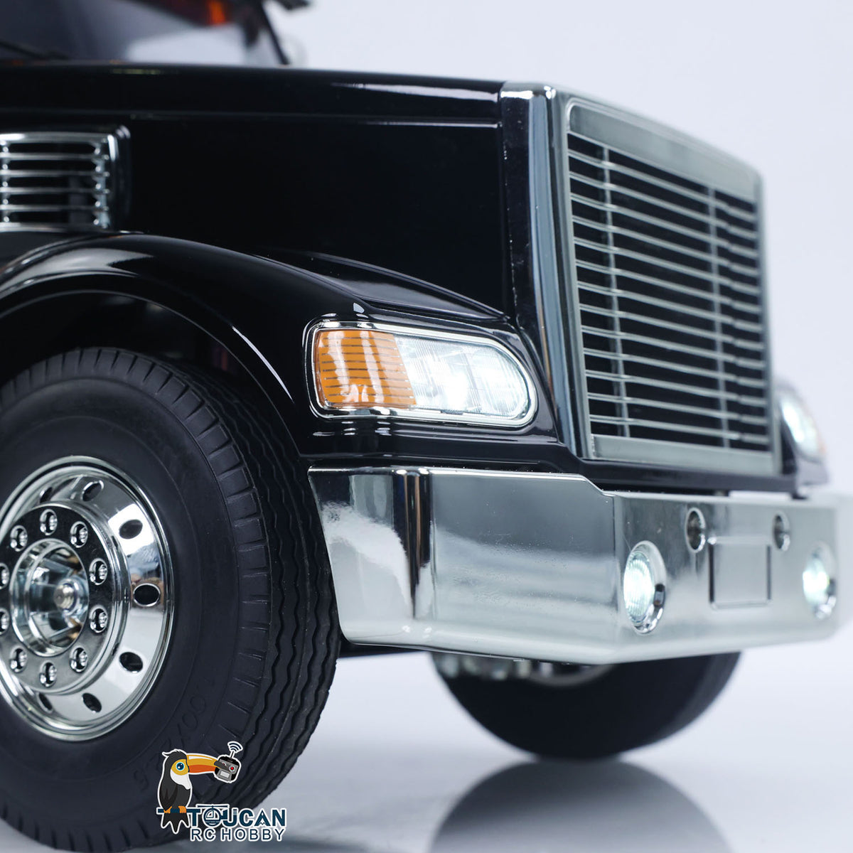 TOUCAN RC HOBBY Customized DIY Knight Hauler 56314 6*4 1/14 RC Tractor Truck Remote Control Lorry Car Model Light Sound I6S Radio Battery