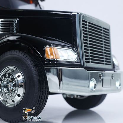 TOUCAN RC HOBBY Customized DIY Knight Hauler 56314 6*4 1/14 RC Tractor Truck Remote Control Lorry Car Model Light Sound I6S Radio Battery