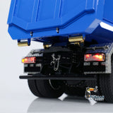 Metal 1/14 Hydraulic RC Dump Truck 8x8 Full Tipper Differential Lock Axles 3Speed Gearbox Wheel Hub Reduction Flysky Radio Control