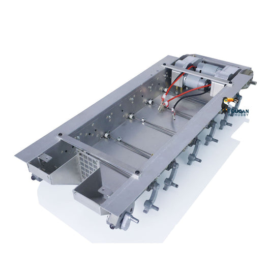 Heng Long Metal Spare Chassis For 1/16 3958/3939/3938/3918/3818 RC Tank With Suspension Arms Gearbox Vehicle Model Accessories