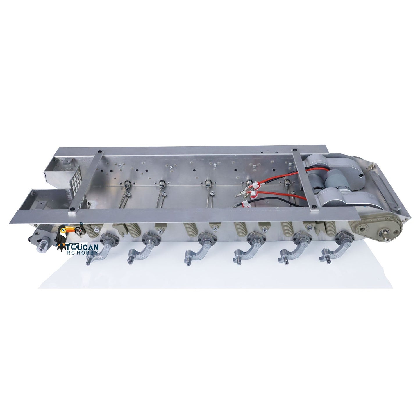 Heng Long Metal Spare Chassis For 1/16 3958/3939/3938/3918/3818 RC Tank With Suspension Arms Gearbox Vehicle Model Accessories