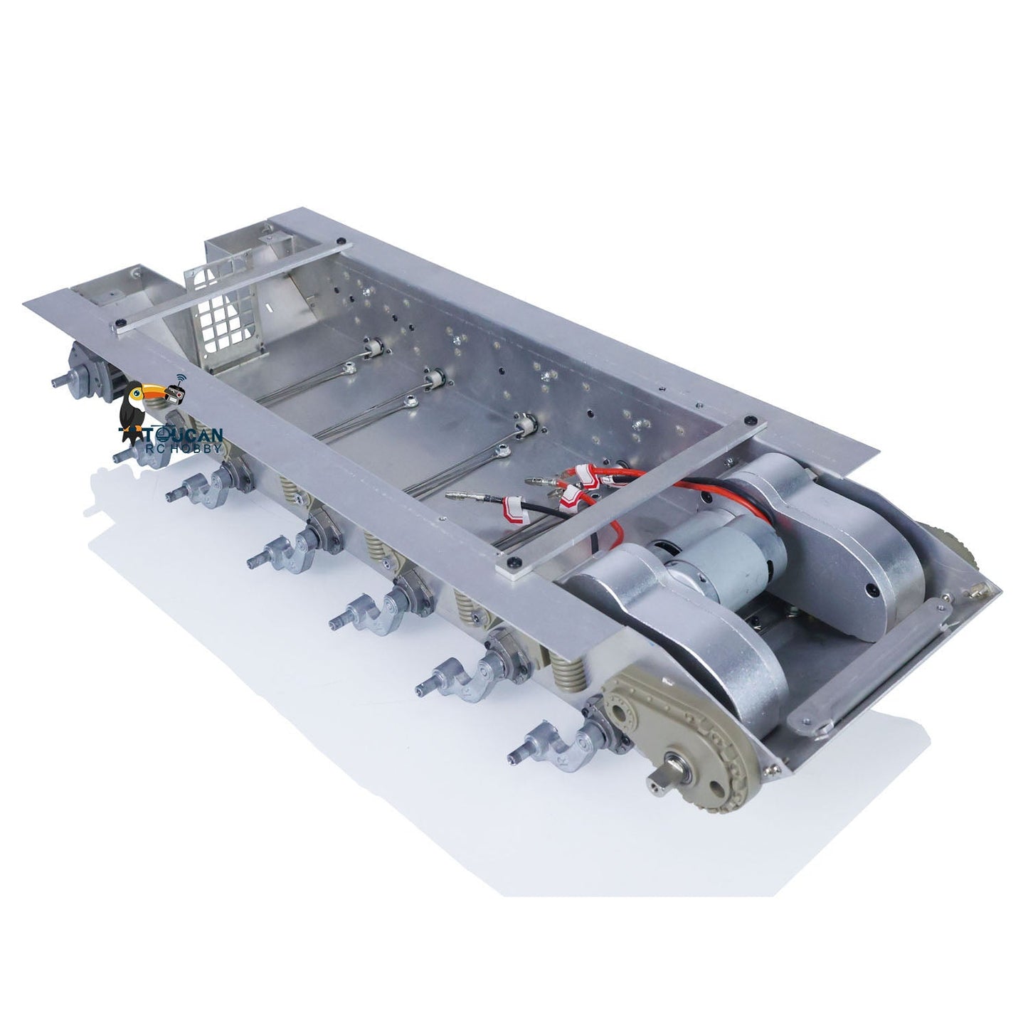 Heng Long Metal Spare Chassis For 1/16 3958/3939/3938/3918/3818 RC Tank With Suspension Arms Gearbox Vehicle Model Accessories
