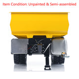 CUT Model 1/14 Metal 2Axles Hydraulic Dump Trailer KIT for LR914 Radio Controlled Excavator Construction Vehicle RC Digger