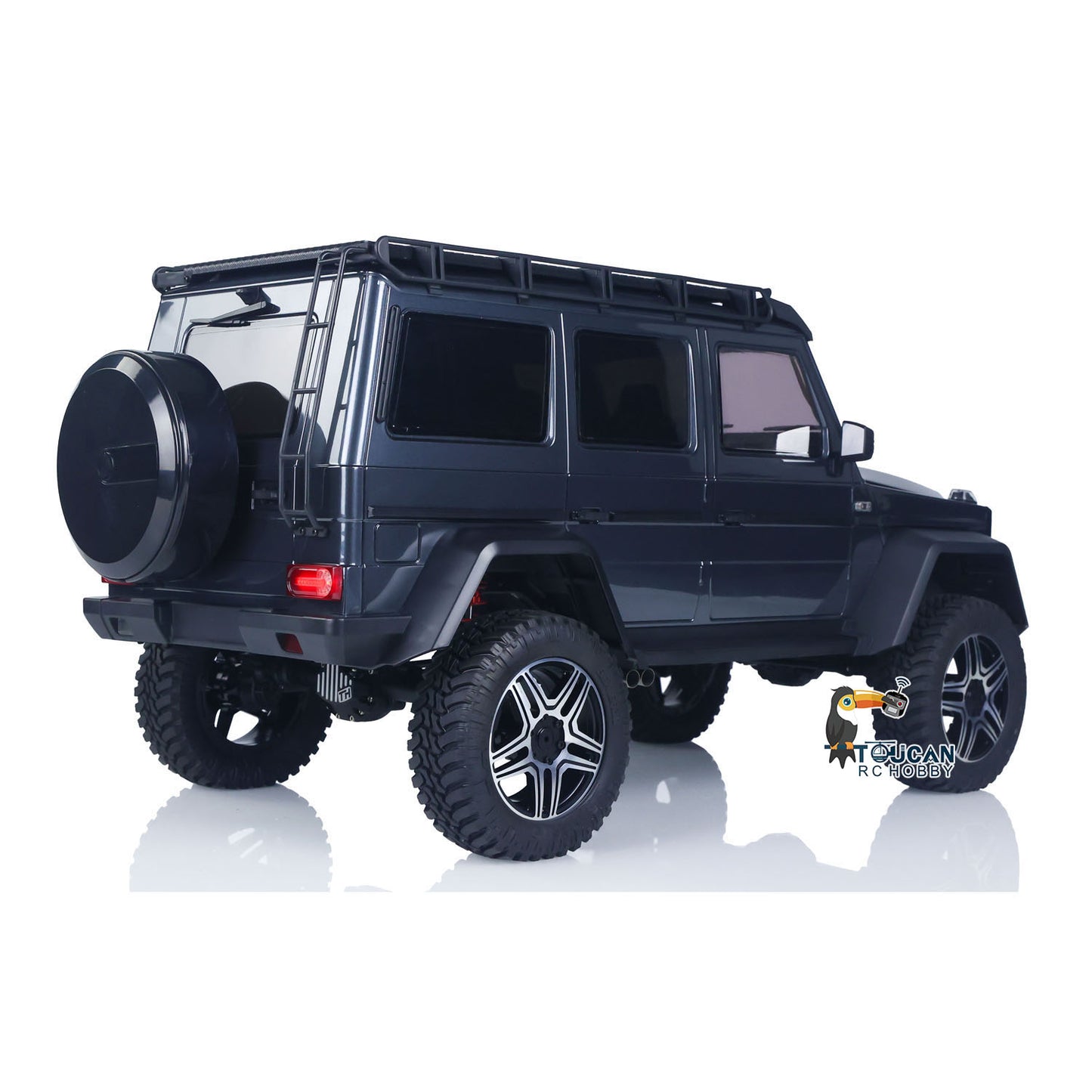 1/8 TRACTION HOBBY Ferngesteuertes Geländefahrzeug KM5 RC Crawler Portalachse Differentialsperre AWD 2-Gang-Getriebe 775 Bürstenmotor