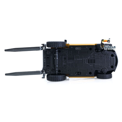 TOUCAN RC HOBBY HUINA 1/50 Electric Remote Control Forklift 9925 Mini Warehouse RC Model Desktop Level Light Sound Effect Battery