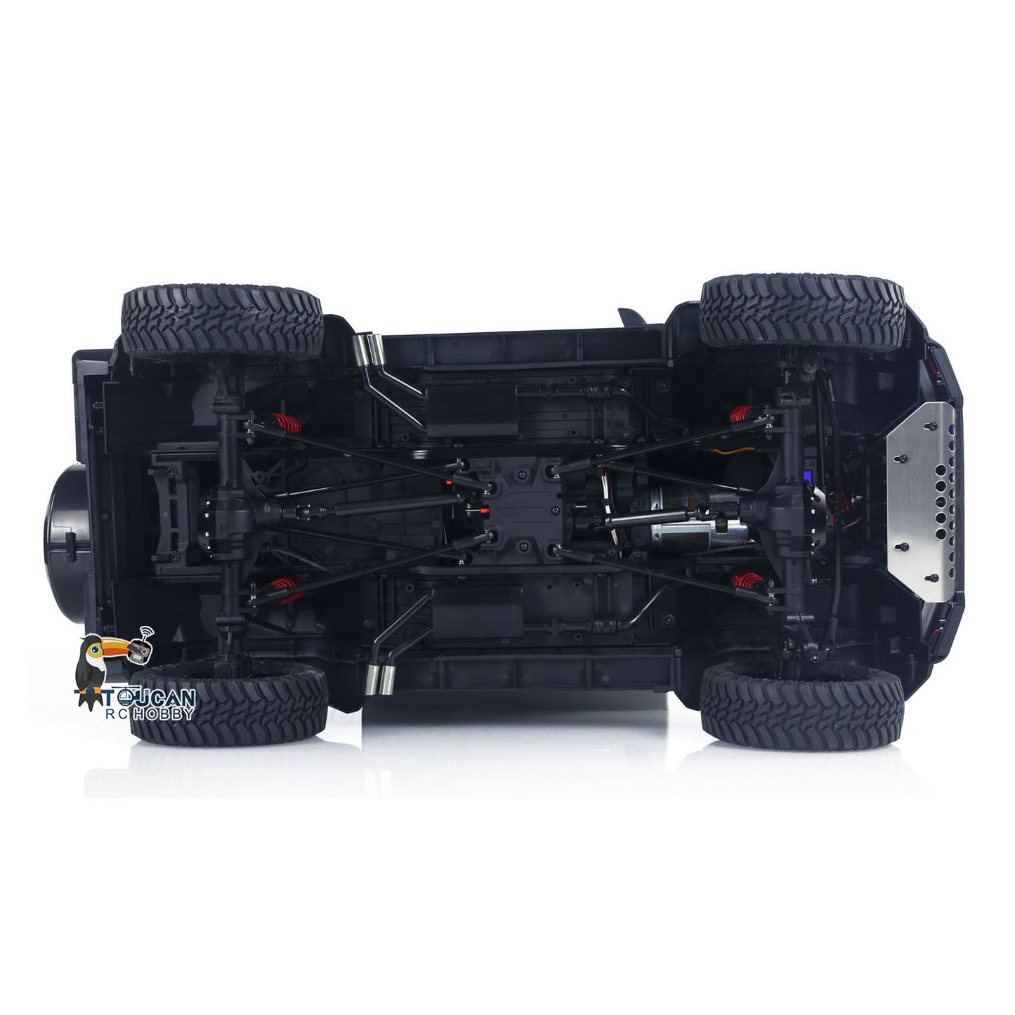 1/8 TRACTION HOBBY Ferngesteuertes Geländefahrzeug KM5 RC Crawler Portalachse Differentialsperre AWD 2-Gang-Getriebe 775 Bürstenmotor