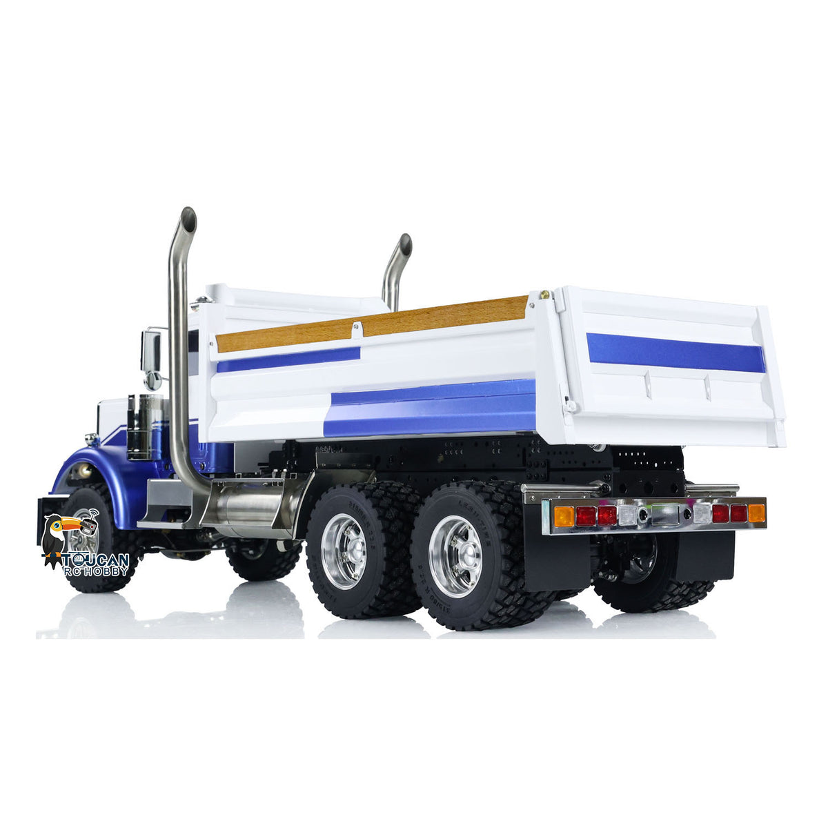 In Stock TOUCAN RC HOBBY 1/14 RC Dump Truck 56344 Tipper 6x6 2-Speed Construction Vehicle Light Sound System Differential for