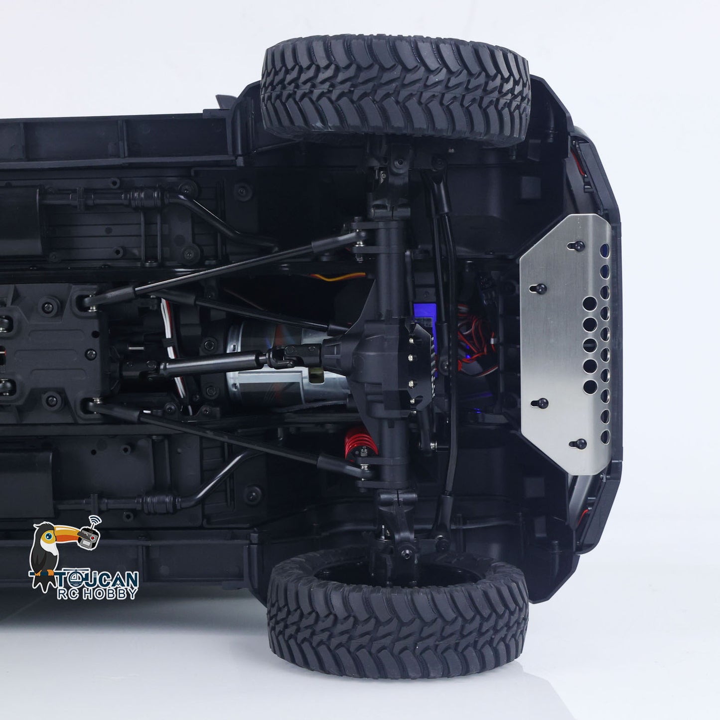 1/8 TRACTION HOBBY Ferngesteuertes Geländefahrzeug KM5 RC Crawler Portalachse Differentialsperre AWD 2-Gang-Getriebe 775 Bürstenmotor