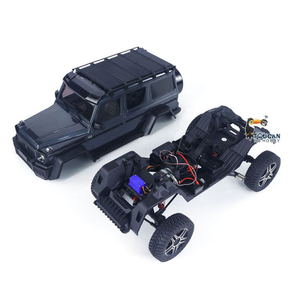1/8 TRACTION HOBBY Ferngesteuertes Geländefahrzeug KM5 RC Crawler Portalachse Differentialsperre AWD 2-Gang-Getriebe 775 Bürstenmotor