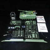 Tongde 1/16 Metal Remote Control Tank Model M2128 Bradley Infrared System 320 Degree Rotation Turret Light Sound System Battery Ready to Run