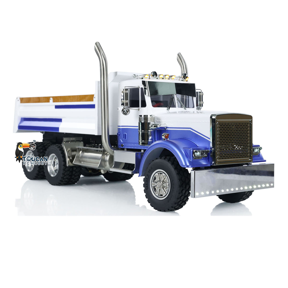 In Stock TOUCAN RC HOBBY 1/14 RC Dump Truck 56344 Tipper 6x6 2-Speed Construction Vehicle Light Sound System Differential for