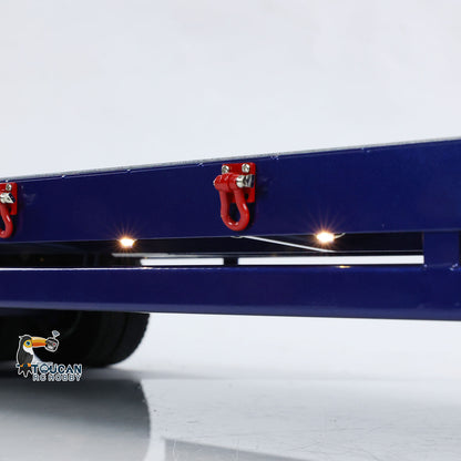 5-achsiger Metall-Sattelauflieger für TAMIYA 1/14 RC-Sattelzugmaschine mit Fernbedienung