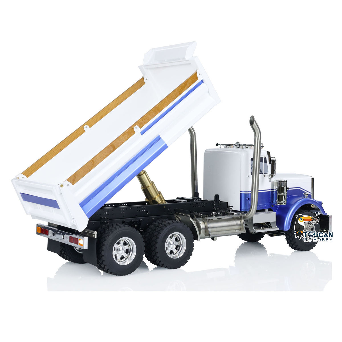In Stock TOUCAN RC HOBBY 1/14 RC Dump Truck 56344 Tipper 6x6 2-Speed Construction Vehicle Light Sound System Differential for