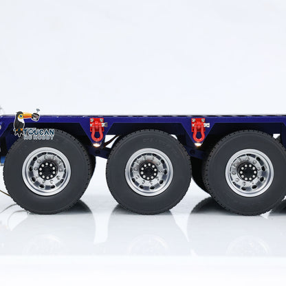 5-achsiger Metall-Sattelauflieger für TAMIYA 1/14 RC-Sattelzugmaschine mit Fernbedienung