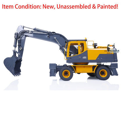 TOUCAN RC HOBBY LESU 1/14 RC Model Metal Hydraulic Aoue ET30H Wheeled Excavator Digger Quick Coupler Openable Bucket Small Bucket