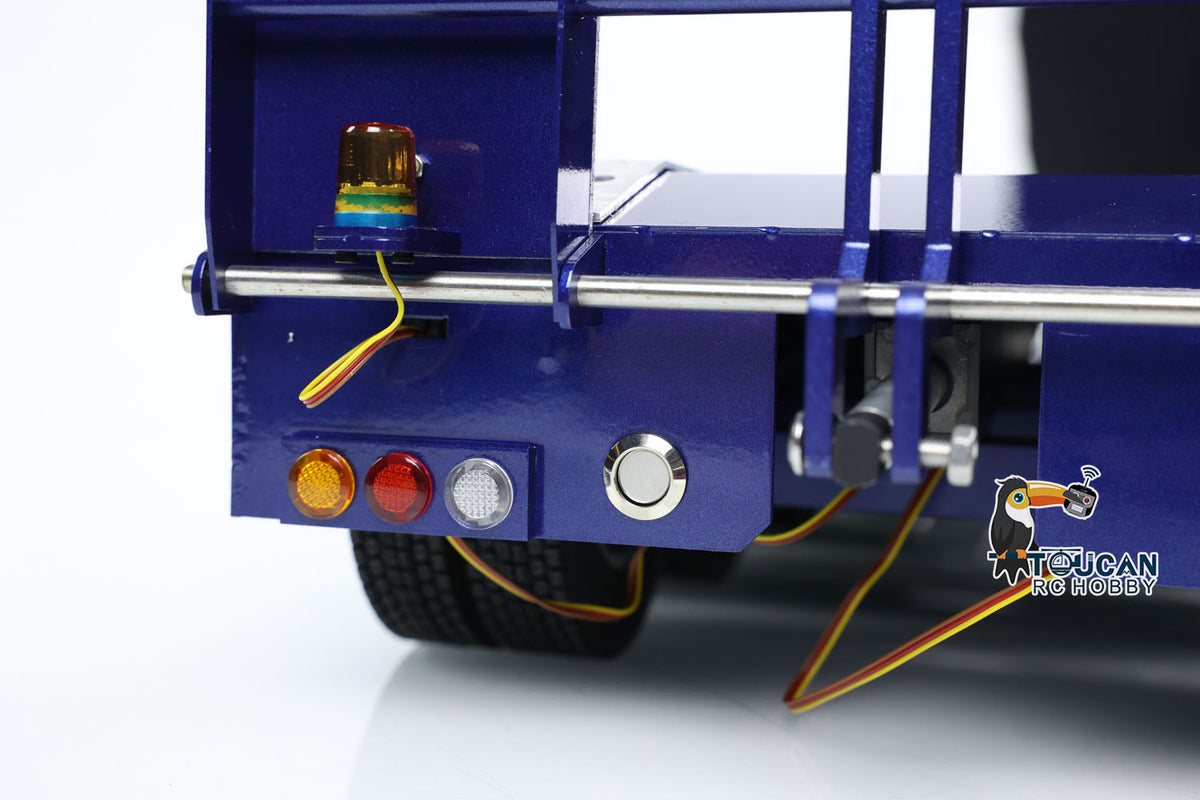5-achsiger Metall-Sattelauflieger für TAMIYA 1/14 RC-Sattelzugmaschine mit Fernbedienung