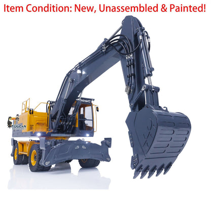 TOUCAN RC HOBBY LESU 1/14 RC Model Metal Hydraulic Aoue ET30H Wheeled Excavator Digger Quick Coupler Openable Bucket Small Bucket