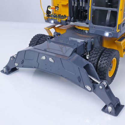 TOUCAN RC HOBBY LESU 1/14 RC Model Metal Hydraulic Aoue ET30H Wheeled Excavator Digger Quick Coupler Openable Bucket Small Bucket