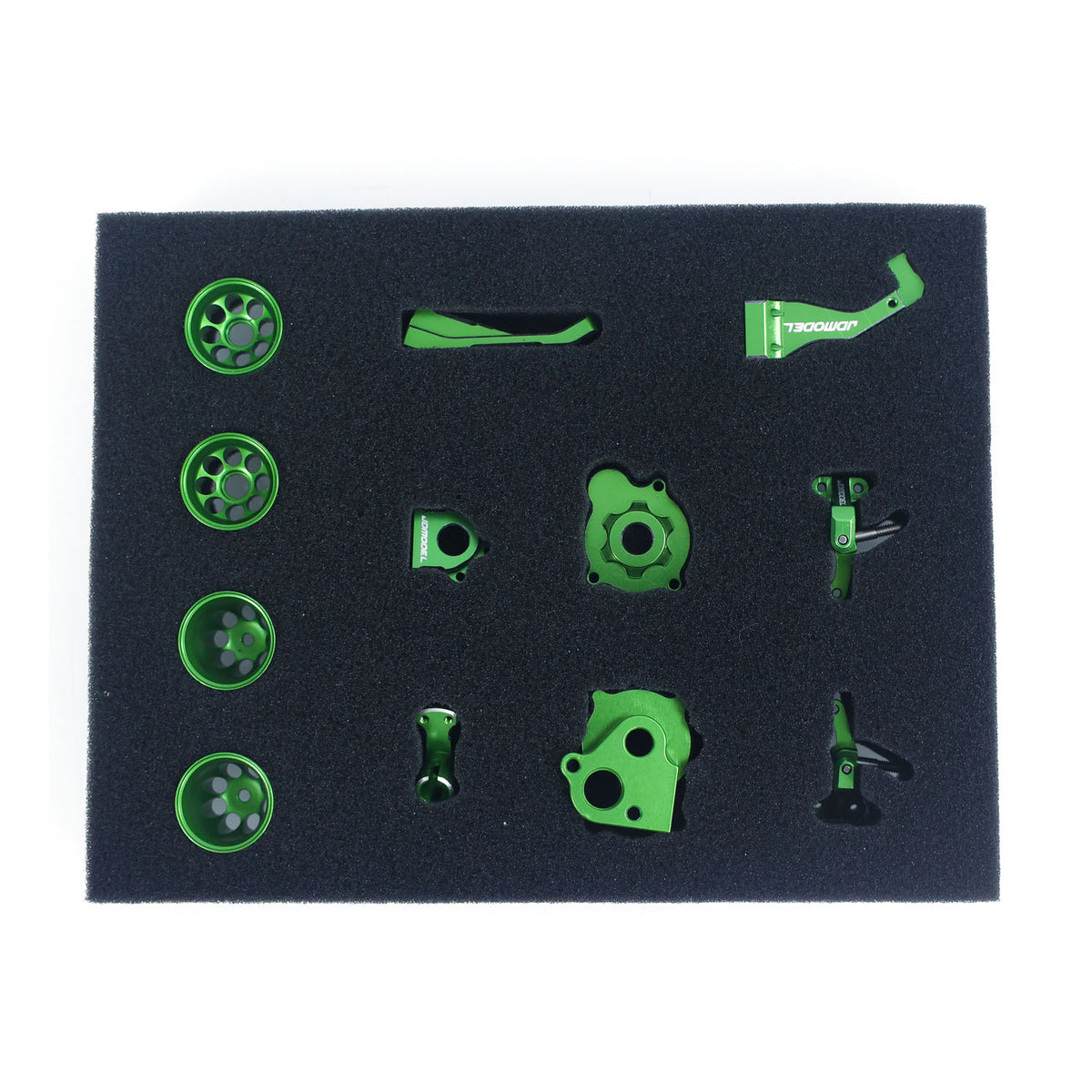 JDM 298B 1/10 Plastic RC Go-Kart DIY Model Radio Controlled Electric Racing Vehicle Unlimited Retrofit for Advanced Player