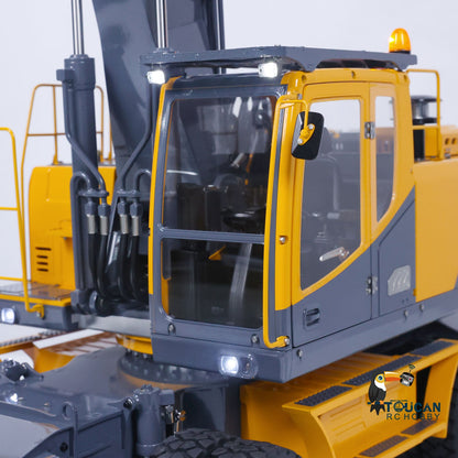 TOUCAN RC HOBBY LESU 1/14 RC Model Metal Hydraulic Aoue ET30H Wheeled Excavator Digger Quick Coupler Openable Bucket Small Bucket