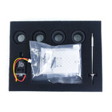 JDM 298B 1/10 Plastic RC Go-Kart DIY Model Radio Controlled Electric Racing Vehicle Unlimited Retrofit for Advanced Player