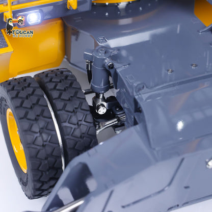 TOUCAN RC HOBBY 1/14 LESU RC Metal Hydraulic Aoue ET30H Wheeled Excavator Model Pump Cabin Sticker Display Grapple Ripper Bucket Scraper Compactor