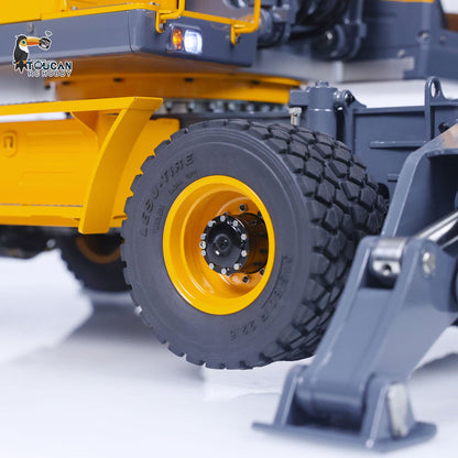 TOUCAN RC HOBBY LESU 1/14 RC Model Metal Hydraulic Aoue ET30H Wheeled Excavator Digger Quick Coupler Openable Bucket Small Bucket