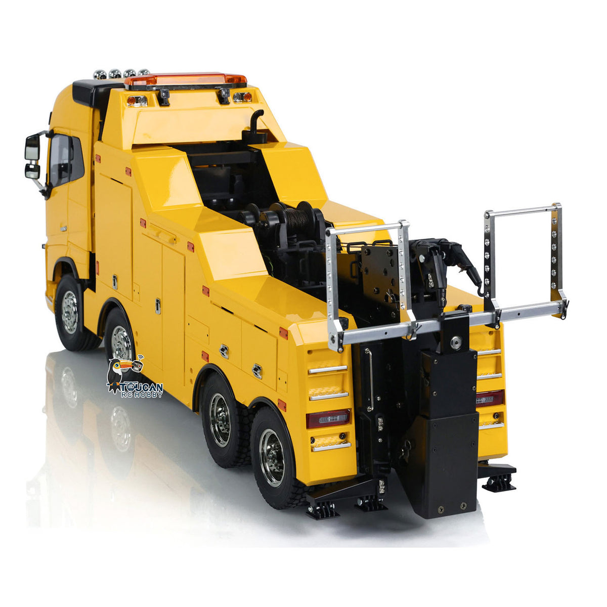 TOUCAN RC HOBBY 1/14 8x4 RC Wrecker Tow Truck 56362 Rescue Car FH16 Electric Recovery Vehicles Assembled and Painted Three-Speed Transmission