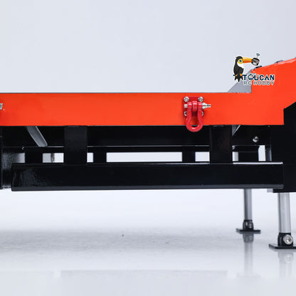 TOUCAN RC HOBBY 1:14 5-axle Metal Trailer Electric Tailgate Legs for RC Tractor Car Trucks Model