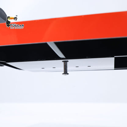 TOUCAN RC HOBBY 1:14 5-axle Metal Trailer Electric Tailgate Legs for RC Tractor Car Trucks Model