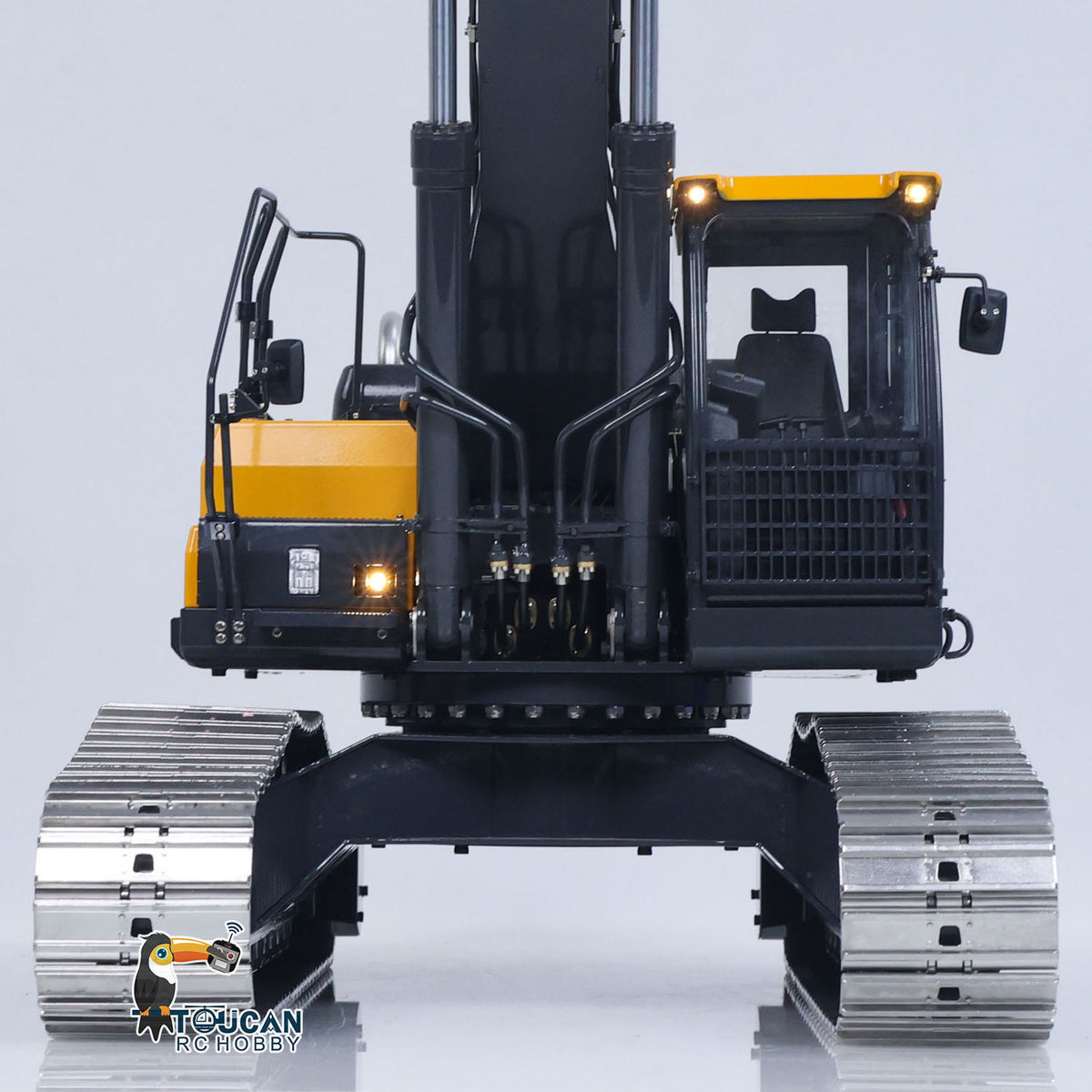 TOUCAN RC HOBBY SFrog E400 Pro Metal  1/14 RC Hydraulic Excavator Remote Control Digger 6CH Valve Thumb Type Frsky X14 Radio Sound