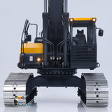 Super Frog 3 Pumps E400 Pro 6CH Valve Thumb Type 1/14 RC Hydraulic Excavator Metal Remote Control Digger Frsky X14 Radio Sound