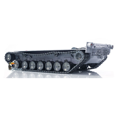 Metallchassis mit Antriebsgetriebe, Laufrädern, Lautsprecherschalter für Henglong 1/16 RC Kampfpanzer USA Abrams M1A2 3918 Modell