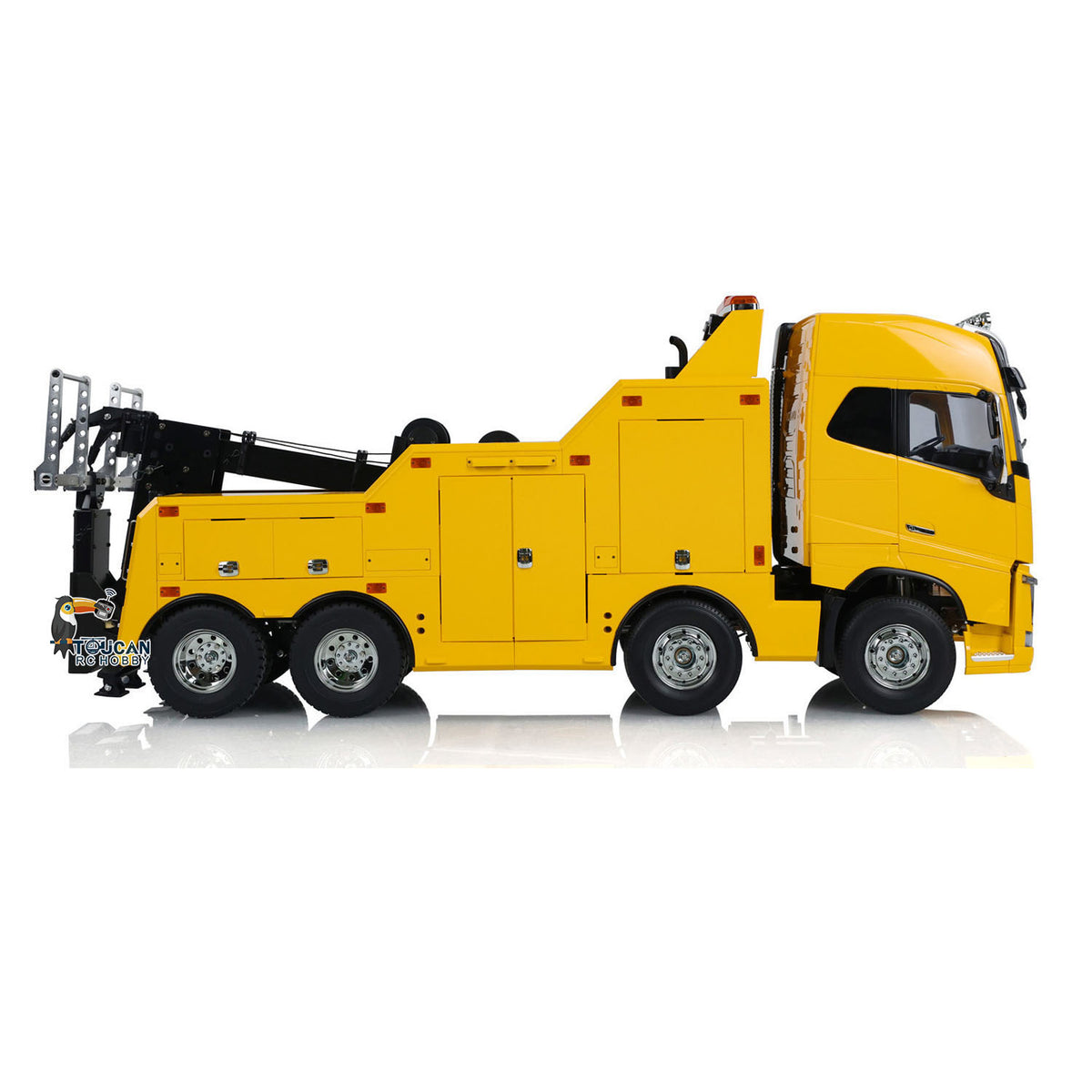 TOUCAN RC HOBBY 1/14 8x4 RC Wrecker Tow Truck 56362 Rescue Car FH16 Electric Recovery Vehicles Assembled and Painted Three-Speed Transmission