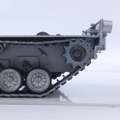 Metal Chassis Driving Gearbox Idlers Drive Wheels Tracks Speaker Switch for Henglong 1/16 3918 USA Abrams M1A2 RC Tank Model