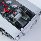 Metal Chassis with Driving Gearbox Road Wheels Speaker Switch for Henglong 1/16 RC Battle Tank USA Abrams M1A2 3918 Model