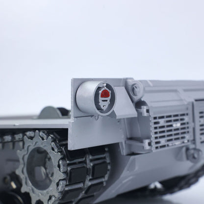 Metal Chassis Driving Gearbox Idlers Drive Wheels Tracks Speaker Switch for Henglong 1/16 3918 USA Abrams M1A2 RC Tank Model