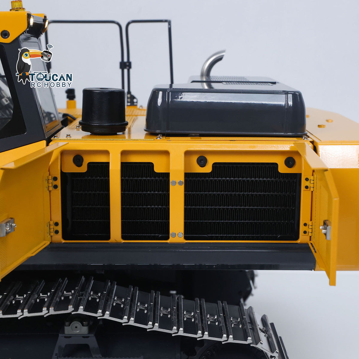 TOUCAN RC HOBBY SFrog E400 Pro Metal  1/14 RC Hydraulic Excavator Remote Control Digger 6CH Valve Thumb Type Frsky X14 Radio Sound
