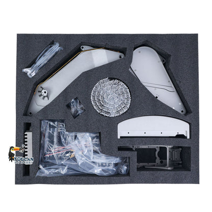 TOUCAN RC HOBBY LESU PC500 1/14 Metal Hydraulic RC Crawler Excavator B0020 Remote Control Rock Arm Digger KIT Model with Brushless Motor ESC Light 3CH Valve