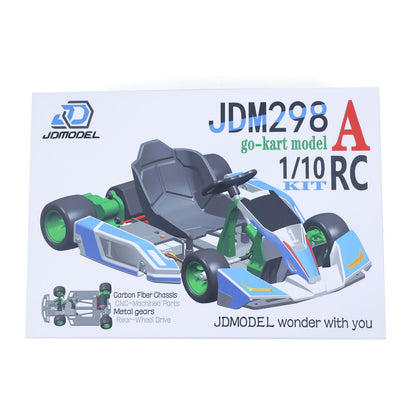 KIT JDM 298A 1/10 4x2 RC Go-Kart Unlimited DIY Model Vehicle Remote Control Electric Racing Car Motor No Battery for Adult