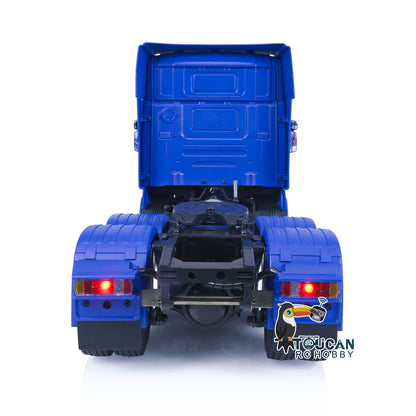 1/14 6X4 RC Sattelzugmaschine, montiert, Fernbedienung, elektrische Ausrüstung, Spielzeugauto, Hobby-Modell, Sound, Licht, optionale Version