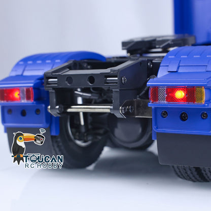 1/14 6X4 RC Sattelzugmaschine, montiert, Fernbedienung, elektrische Ausrüstung, Spielzeugauto, Hobby-Modell, Sound, Licht, optionale Version