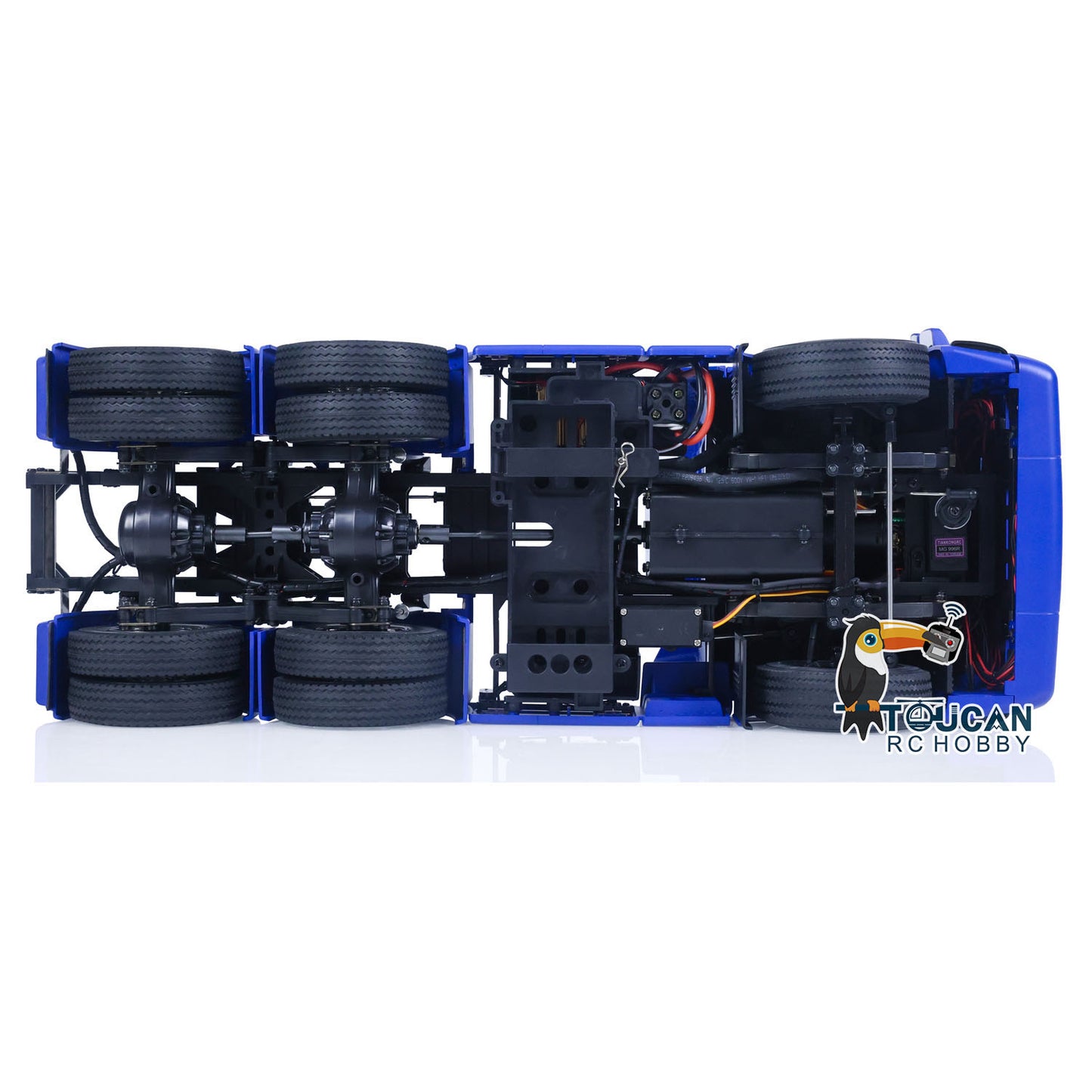 1/14 6X4 RC Sattelzugmaschine, montiert, Fernbedienung, elektrische Ausrüstung, Spielzeugauto, Hobby-Modell, Sound, Licht, optionale Version