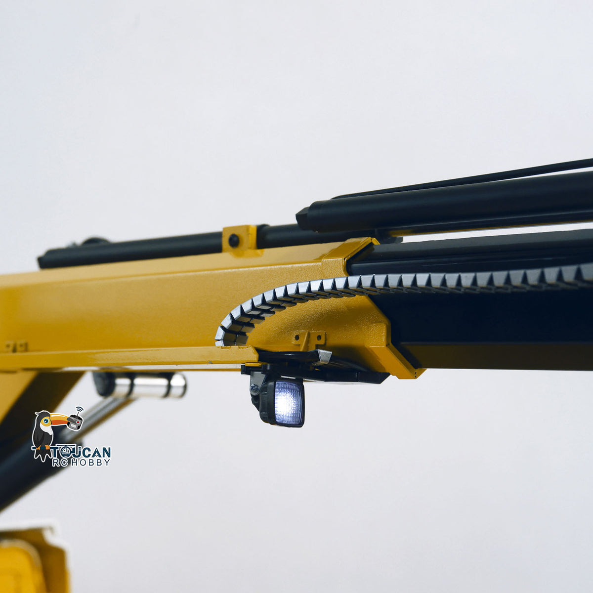 770S 1/14 Maßstab Hydraulischer RC Pritschenwagen Holz 5-Achsen Funksteuerung Kran Muldenkipper Licht Sound
