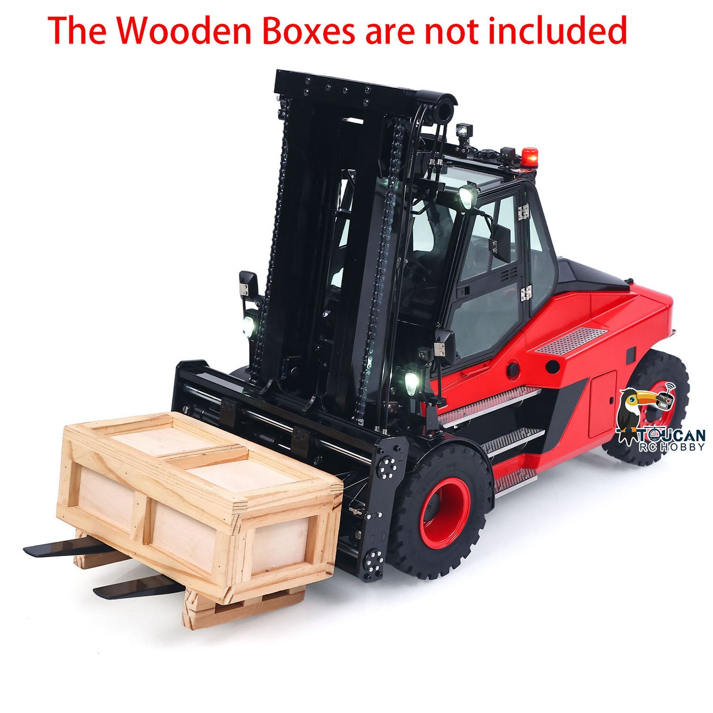 In Stock Kabolite K180-100 1/14 4X2 RWD Remote Control Hydraulic Forklift 3-Way Vavles RTR Flysky ST8 Radio Light System Sound Battery