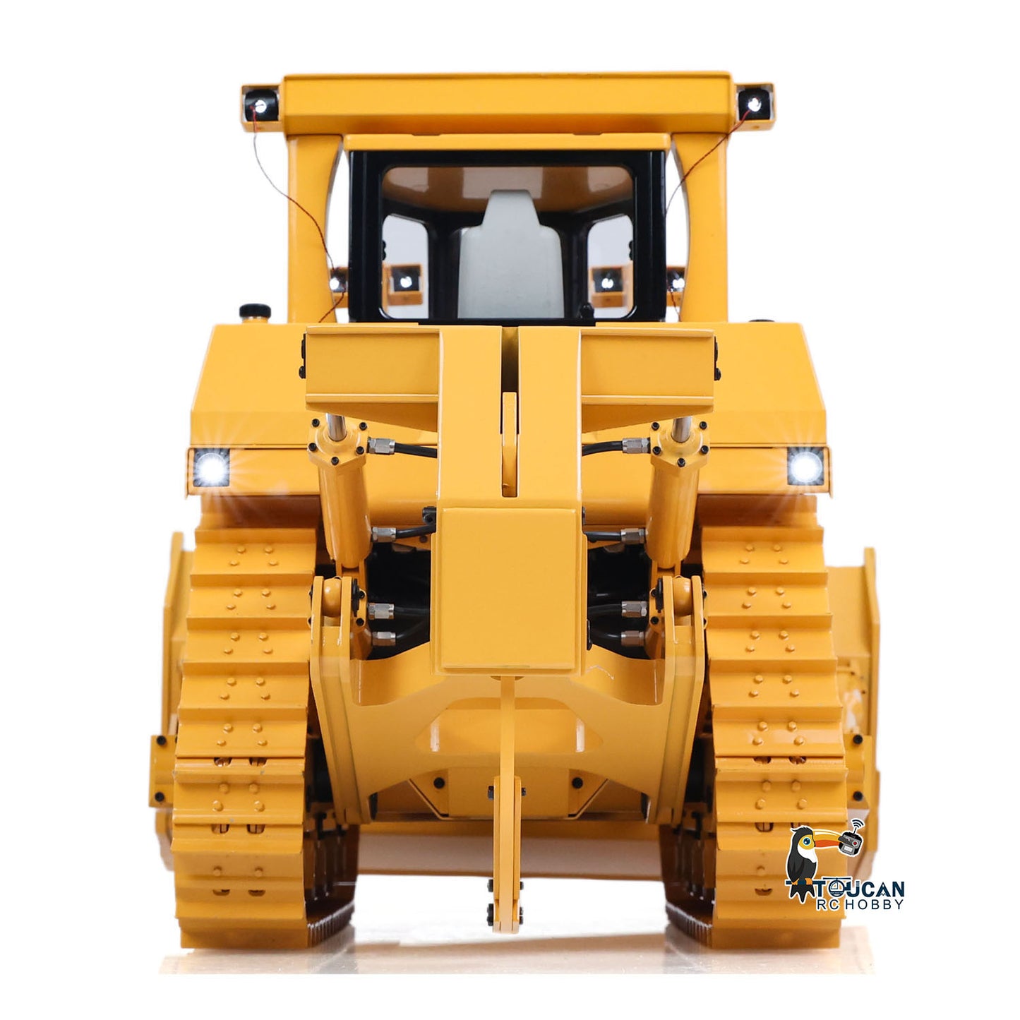 JDModel 1/14 MetalHydraulic RC Bulldozer Ferngesteuerte Baufahrzeuge DXR2 mit verbessertem Klingenmodell