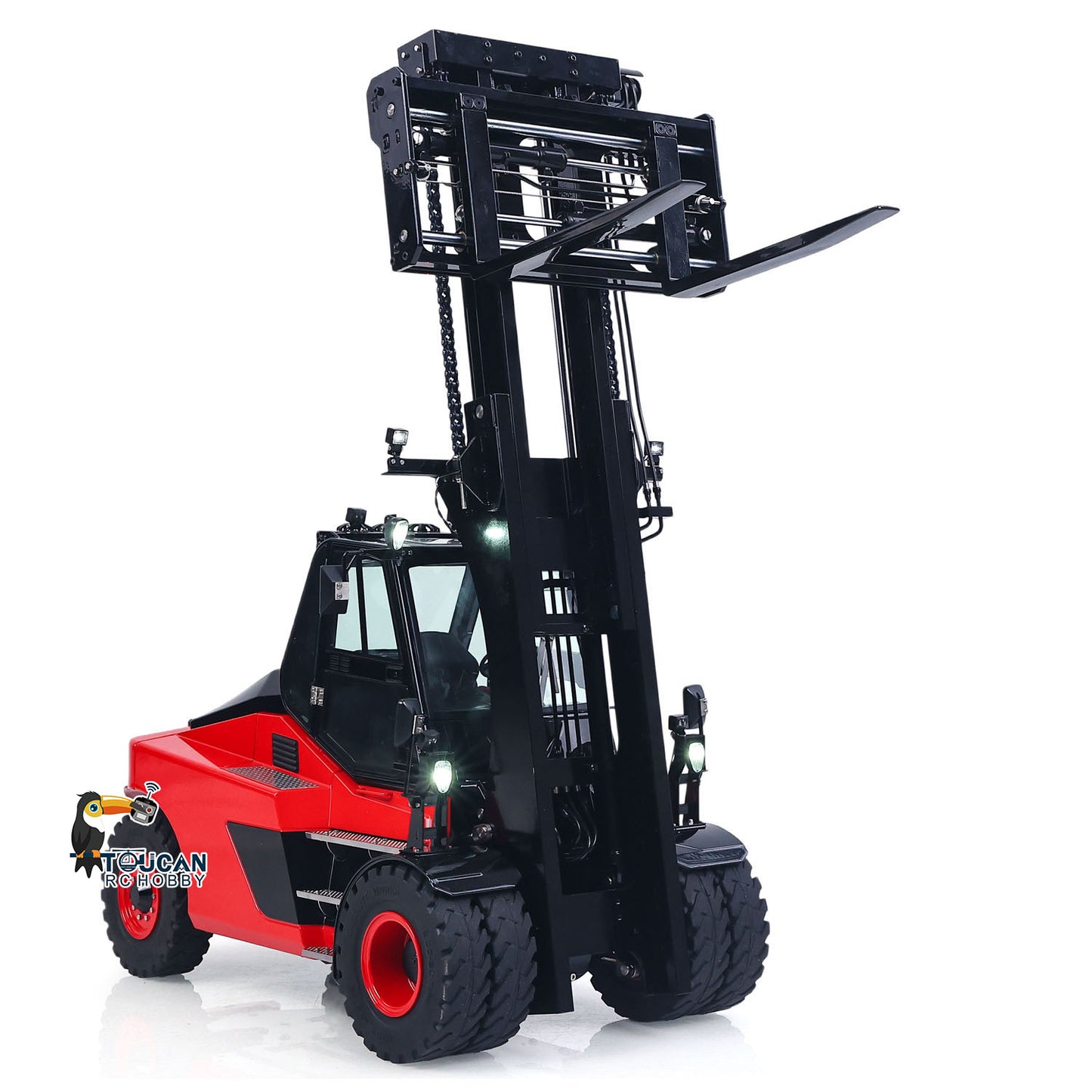 In Stock Kabolite K180-100 1/14 4X2 RWD Remote Control Hydraulic Forklift 3-Way Vavles RTR Flysky ST8 Radio Light System Sound Battery
