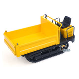 Toucanhobby C12R 1/14 Metal RC Hydraulic Tracked Dumper Truck Engineering Model FlySky I6S Remote Controller for Construction Hobbyists