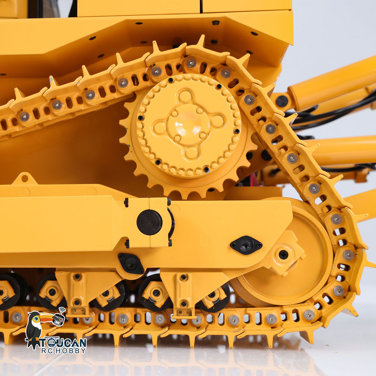 JDModel 1/14 MetalHydraulic RC Bulldozer Ferngesteuerte Baufahrzeuge DXR2 mit verbessertem Klingenmodell